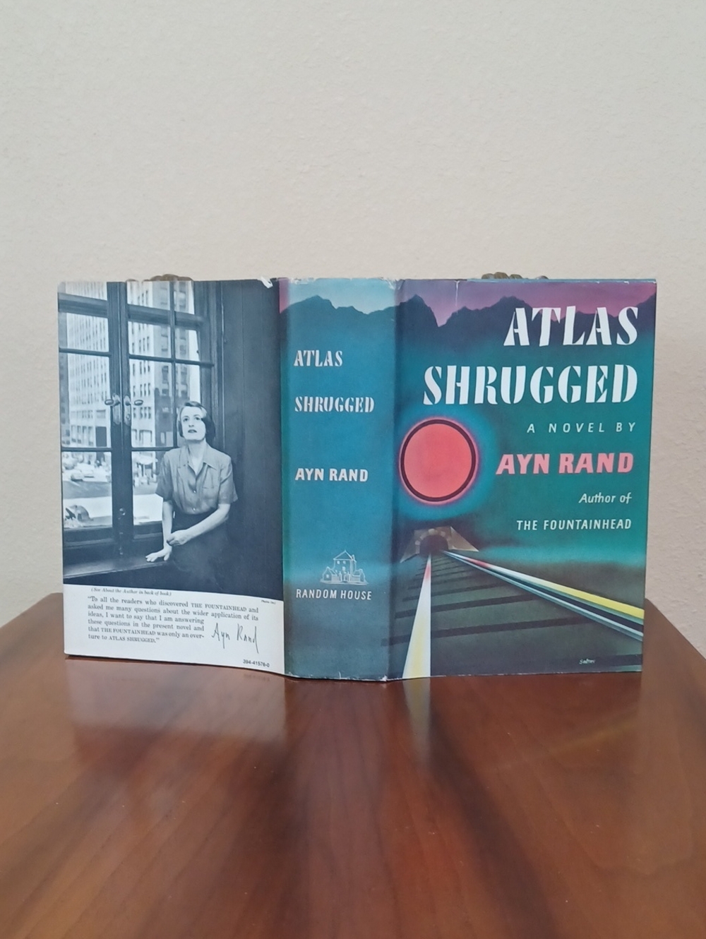 Atlas Shrugged by Ayn Rand (1957) 1st Edition, 21st Printing Vintage Dust Jacket